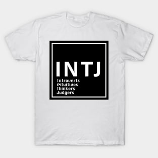 INTJ MBTI, 16 Personalities , black T-Shirt